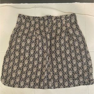Black/white Pattern Skirt